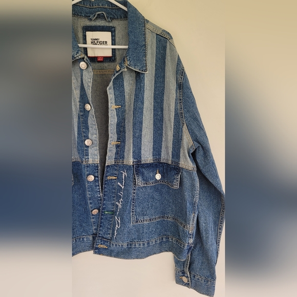 Rare Tommy Hilfiger Denim Jean Jacket Size XXL - Picture 6 of 7